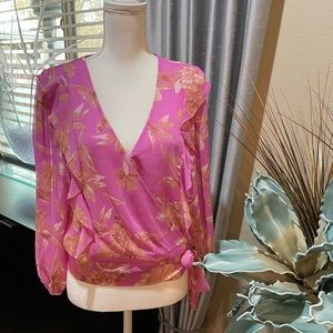 Lush pink blouse
